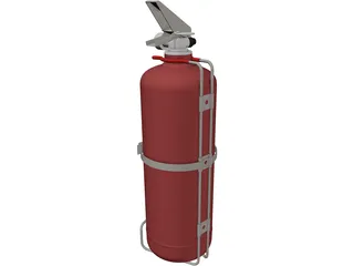 Fire Extinguisher 3D Model