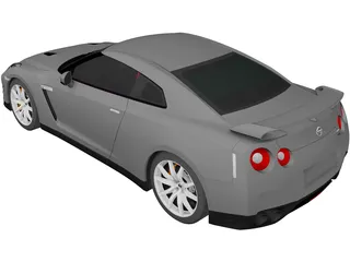 Nissan GT-R (2012) 3D Model