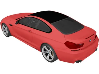 BMW M6 Coupe [F13] (2013) 3D Model