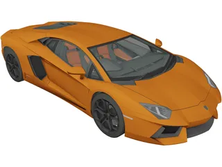 Lamborghini Aventador LP700-4 (2012) 3D Model
