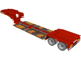 Goldhofer Trailer 3D Model