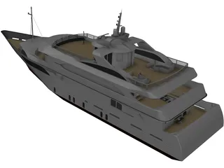 Yacht 3D Model