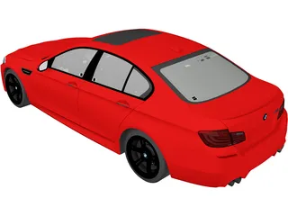 BMW M5 Sedan [F10] (2012) 3D Model