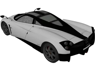 Pagani Huayra (2012) 3D Model