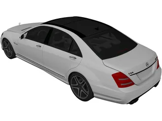 Mercedes-Benz S 65 AMG [W221] (2012) 3D Model