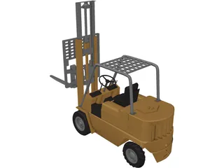 Forklift 3D Model