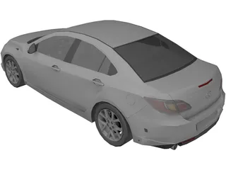 Mazda 6 Sedan (2008) 3D Model