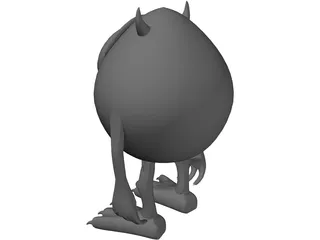 Mike from Monsters Inc. 3D Model