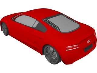 Audi e-tron Concept (2009) 3D Model