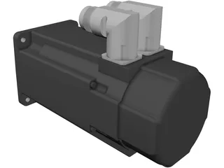 Kollmorgan AKM4 Motor 3D Model