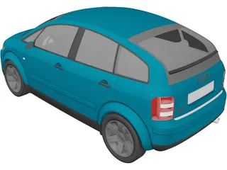 Audi A2 3D Model