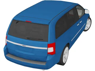Chrysler Town and Country (2013) 3D Model