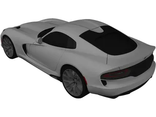 Dodge Viper (2013) 3D Model
