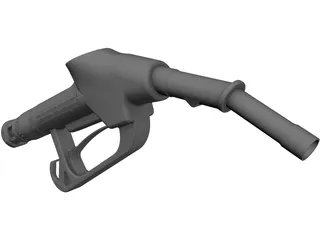 Refuelling Nozzle Gas 3D Model