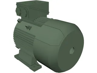 Siemens Electric Motor 3D Model