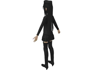 Andr the EnderGirl 3D Model