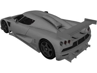 Coenigsegg CCG Race 3D Model