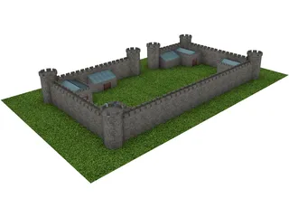 Castle 3D Model