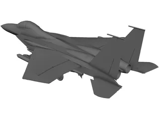 McDonnell Douglas F-15A 3D Model