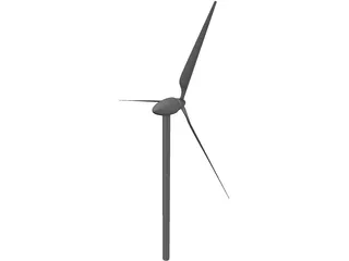 Wind Turbine 3D Model