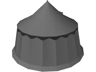 Roman Big Tent 3D Model