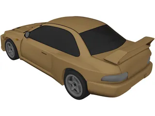 Subaru Impreza Coupe 3D Model