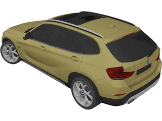 BMW X1 (2013) 3D Model