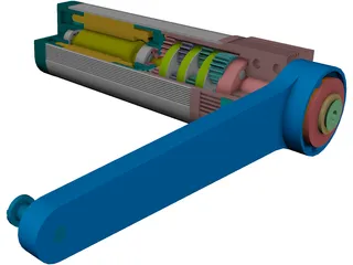 Motorized Gate 3D Model