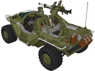 M12 FAV Warthog 3D Model