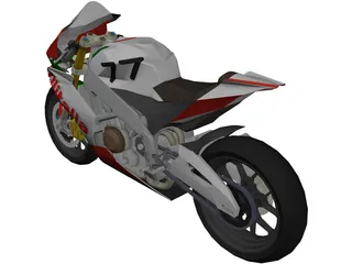 Aprilia RSV4 Alitalia 3D Model