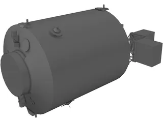 ISS Columbus module 3D Model