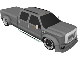 Ford F350 Truck [Tuned] 3D Model