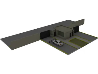 Gate House 3D Model