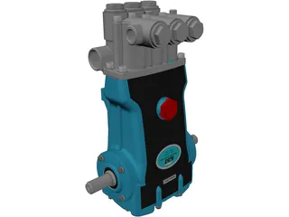 CAT 2510 High Pressure Pump 3D Model