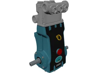 CAT 3520 High Pressure Pump 3D Model