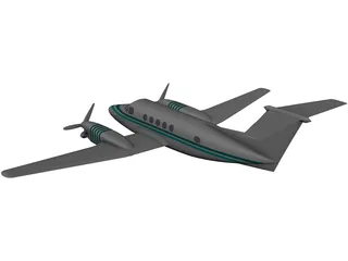 Beechcraft King Air B-200 3D Model