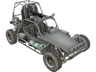 Military Buggy 3D Model