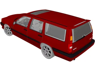 Volvo 850 R (1997) 3D Model