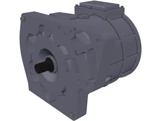 EV Motor 3D Model