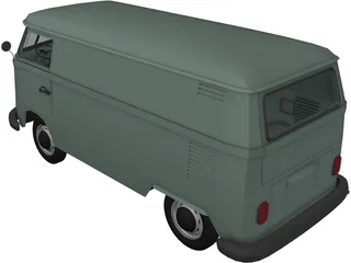 Volkswagen Kombi Type 2 3D Model