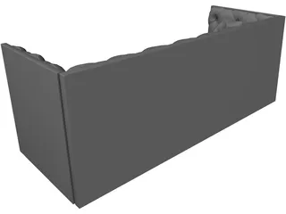 Sofa 3 Seater 3D Model