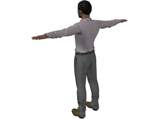 Business Man 3D Model