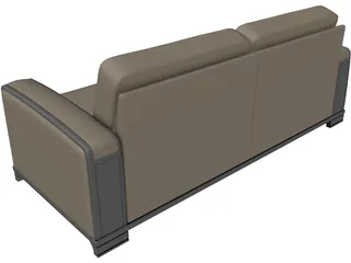 Ellesalotti Zenone Sofa 3D Model