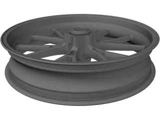 KTM Duke 2 Front Wheel 3D Model