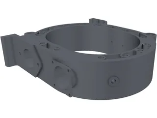 13B PP Engine Rotor Housing 3D Model