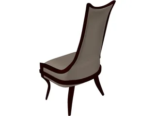 Wooden Chair 3D Model