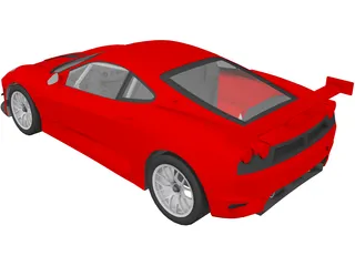 Ferrari F430 GT2 3D Model