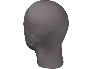 Man Head 3D Model