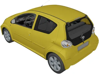 Toyota Aygo (2013) 3D Model