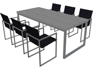 Dining Set 3D Model